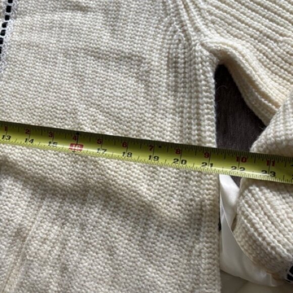 New! For Love And Lemons Jeanette Cardigan and Shorts Set cream 2583 - Picture 10 of 11